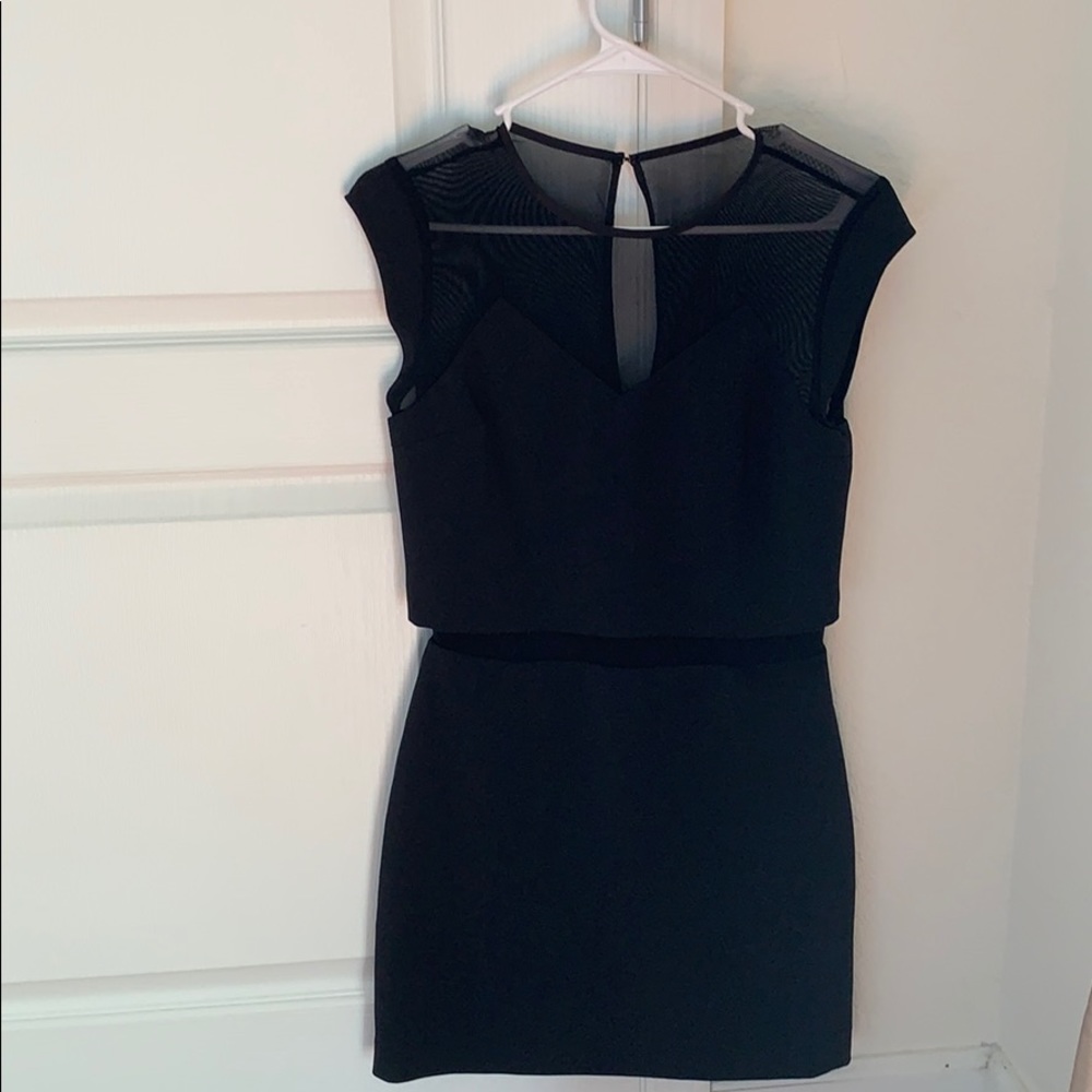 EXPRESS LBD with Mesh Detailing